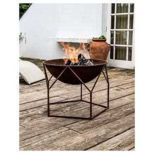 Ivyline Outdoor Buckingham Firebowl Rust
