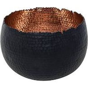 Ivyline Hammered Black/Copper Bowl 19/30
