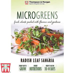 Thompson & Morgan Microgreens Radish (leaf) Sangria