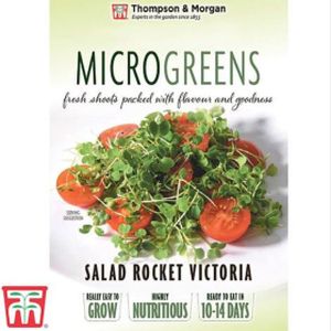Thompson and Morgan Microgreens Salad Rocket Victoria