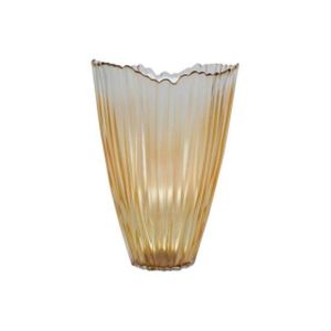 Ivyline Amber Rpld Gls Vase H25 W14.5cm