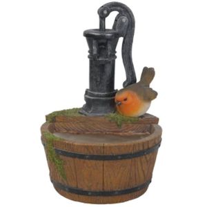 Vivid Robin Water Barrel With Nest D