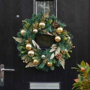 Smart Baubly Wreath - Gold - 40cm