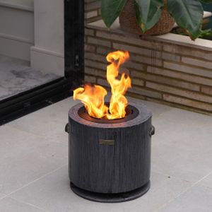 Eco Fuego Black Wood Fire Pit